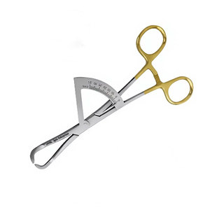 Calibre de cartographie osseuse pour implants dentaires avec poignées dorées, en acier inoxydable de qualité allemande, pour chirurgie buccale de précision - Product Image 4