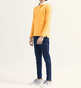 Tela de Jersey sólida para hombres para camisas 100% algodón manga corta personalizable estilo de Golf informal al por mayor - Product Image 2