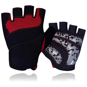 High Quality Half Finger Gym Gloves for <b>Men</b> Women Workout Leather Gloves for Weight Lifting Fitness Training <b>Breathable</b> Design - Product Image 1