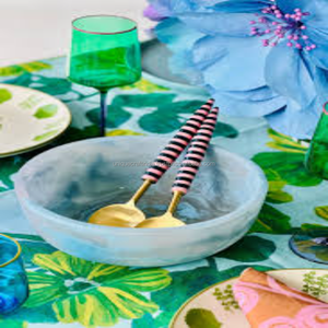 Juego de Tazones de Resina Elegantes de Primera Calidad FruitBloom, Hermosos Platos Desechables Ecológicos para Servir, Decoración Festiva para Regalo - Product Image 3