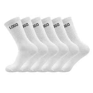 Calcetines tobilleros blancos, transpirables, de punto, cortos, para el día a día - Product Image 1