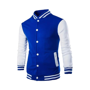 Blouson de baseball universitaire en laine personnalisé 2025, imprimé dessin animé, unisexe, pour adultes et jeunes, style streetwear, collection hiver, plusieurs couleurs, vente chaude - Product Image 1