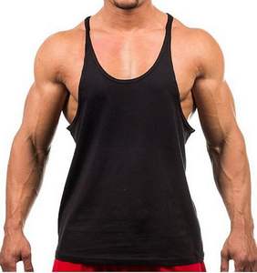 Camiseta Deportiva de Algodón Personalizada al por Mayor, Camiseta Deportiva para Hombre, Ajuste Cómodo, Estilo Stringer - Product Image 2