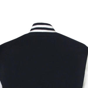 Custom College Varsity <b>Jacket</b> Wholesale Blank Formal <b>Canvas</b> Spring Unisex Football Jersey 2026 with original leather sleeves - Product Image 4