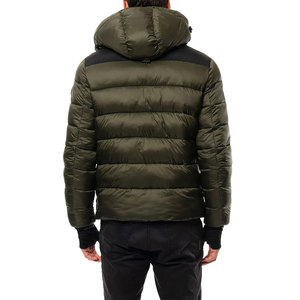 Veste matelassée confortable pour homme avec capuche, coupe-vent décontractée pour l'hiver, fermeture éclair, idéale pour les aventures en plein air - Product Image 2