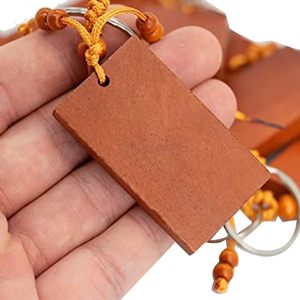 Wood Engraving Blanks Keychains Blank Wooden <b>Key</b> <b>Tags</b> for DIY Crafting Personalized Gifts Laser Engraving - Product Image 5