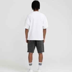 Shorts en jean pour homme, hiver, entièrement personnalisables, streetwear, 360g, 100% coton, tissu respirant et à séchage rapide, haute qualité, couleur personnalisable - Product Image 5