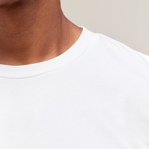 Camiseta de Manga Corta para Hombre, Cuello Redondo, Color Gris, Corte Regular, Tejido Jersey Informal, 100% Algodón, Color Sólido, Secado Rápido, Transpirable - Product Image 6