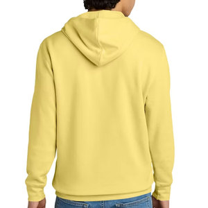 Sudadera con Capucha de Alta Gama para Mujer, Felpa Suave, Bolsillo Tipo Canguro, Amarilla, con Estampado Frontal - Product Image 3
