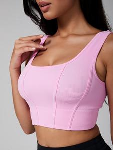 สปอร์ตบราสำหรับวิ่ง โยคะ ฟิตเนส กันกระแทก เซ็กซี่ สายคล้องคอ เสื้อออกกำลังกาย เสื้อกล้ามกีฬากลางแจ้ง แห้งเร็ว ระบายอากาศได้ดี - Product Image 2