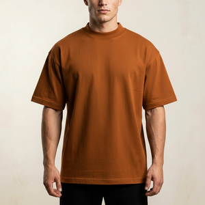 Usine de fabrication de t-shirts en coton à marque privée, fabricant de vêtements en gros en tissu épais - Product Image 2