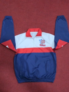 Chaqueta Unisex Impermeable con Bloques de Color, Cierre de Cremallera, Logotipo Bordado, Cuello con Capucha Deportivo, Corte Regular, para Otoño, Poliéster/Algodón - Product Image 3