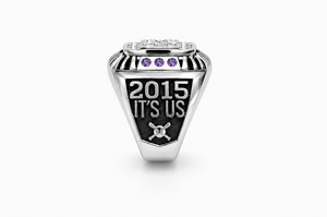 Anillo de Campeones Mundiales BSC, Anillo Deportivo Personalizado de Lujo Chapado en Plata con Piedras de Circonio Cúbico Púrpura - Product Image 2