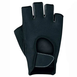 Gants de musculation demi-doigts antidérapants unisexe en tissu tissé à enfiler pour la gym et le fitness - Product Image 3