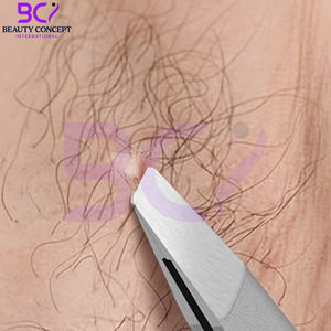 Facile à utiliser, durable, élégant, antidérapant, qualité classique, acier inoxydable, pointe inclinée, réutilisable, léger, parfait pour l'épilation des sourcils - Product Image 6