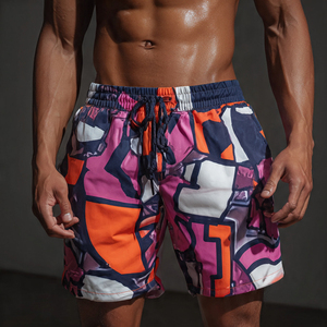 Shorts de sport pour hommes de haute qualité, sublimation, taille à cordon, imprimés, pour la gym, jogging, sublimation - Product Image 1