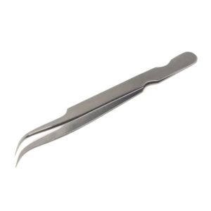 Unique S Shape Stainless Steel Eyelash Tweezers Silver Volume Isolation Lash Tweezers OEM Private Label Precision <b>Tool</b> - Product Image 1