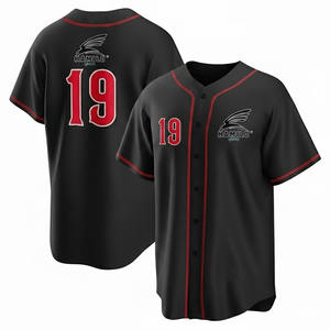 Nouvel arrivage : Ensemble uniforme de baseball pour adultes, grandes tailles, vêtements de sport 100 % polyester respirant et à séchage rapide, impression personnalisée du nom et du logo de l'équipe - Product Image 6