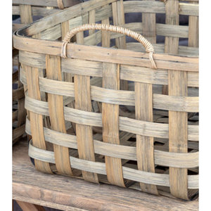 Panier de rangement décoratif en osier Décoration d'intérieur Panier tissé en rotin d'organisation - Product Image 1