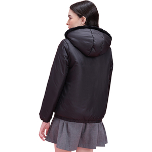 <b>Women's</b> Solid Padded Coats Winter Fashion <b>Parkas</b> Thick Cotton Filled Windproof Unisex Puffer <b>Jacket</b> Quilted Hooded OEM - Product Image 3