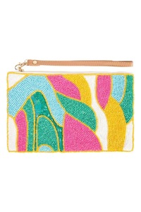Monedero de cuentas para dama de honor, estilo elegante, con cuentas de semillas, bolsa de maquillaje, regalo para mujer, ¡el más vendido! - Product Image 5
