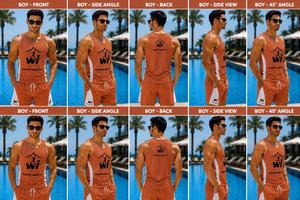 Maillot de bain ajustable de qualité supérieure, sans manches, séchage rapide, confortable, pour garçons et filles, avec logo personnalisé - Product Image 6