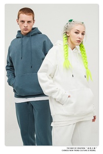Sudadera con Capucha Personalizada con Bordado de su Logotipo, Sudadera Unisex de Felpa, Lisa, de Algodón, Informal, Extra Grande, para Hombre - Product Image 5