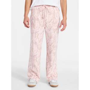 Pantalones Deportivos para Hombre al por Mayor, con Logotipo Personalizado, Joggers Lisos de Pana de Peso Medio, de Secado Rápido, con Estampado Floral y Cierre con Cordón, OEM - Product Image 3