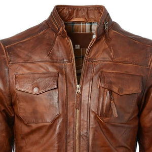 Good Quality Factory Made <b>Leather</b> <b>Jacket</b> For Men Popular Design Casual Style Zipper Closure Trending Crocodile Skin Genuine - Product Image 6