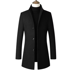 Veste d'hiver en gros pour hommes, manteau de haute qualité, manteau décontracté, long trench-coat respirant pour hommes - Product Image 4