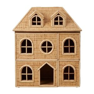 Casa delle Bambole in Rattan Grande, Stile Barbies, Miniature di Case Grandi, Vendita all'Ingrosso dalla Fabbrica in Vietnam - Product Image 2