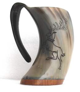 Mugs de créateur Buffalo 2026, Mugs cornes à boire Viking, Gobelets cornes en verre, Mugs de service, Mugs de barman, Mugs de boisson Royal, Meilleures ventes - Product Image 6