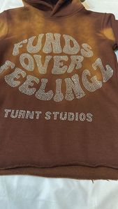 Top Selling Streetwear Regular Sleeve <b>Rhinestone</b> <b>Hoodie</b> Fashionable Acid Wash Pullover <b>Hoodie</b> - Product Image 4