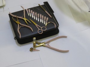 Premium Stainless Steel Micro <b>Bead</b> Extension <b>Kit</b> Pliers Tape Pressing Tool Nano <b>Bead</b> Closing Crimping Tool Teeth Loop - Product Image 5