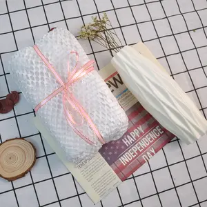 250M Customization Cardboard Bag Wrapping Inner Infill Cushioning Kraft Paper Honeycomb Wrap Paper Roll