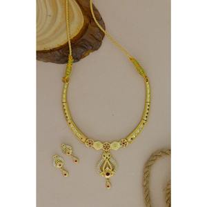 Modern Luxury Micro Plated Premium Quality New Design Fine Necklace Set <b>Wedding</b> and Traditional Wear for Women and Bridal Girls - Product Image 1