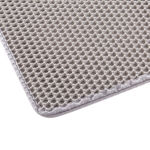 Honeyco Tappetino per Lettiera Gatti a Doppio Strato in PVC 24 X 15 Pollici XL Antiscivolo Impermeabile per Interni - Product Image 5