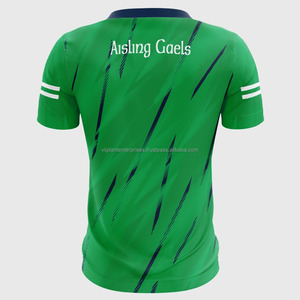 เสื้อฟุตบอลผ้าโพลีเอสเตอร์รัดรูปผ้าโพลีเอสเตอร์100% คุณภาพสูง - Product Image 2
