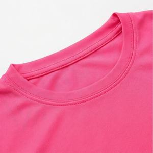 Camiseta Casual de Manga Corta con Cuello Redondo para Mujer, Diseño Estampado Elegante, Tela Satén Cómoda, Ajuste Diario, Color Personalizado, Alta Calidad - Product Image 4