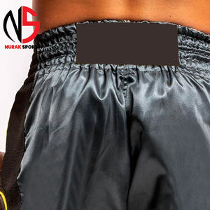 Pantalones Cortos de Muay Thai de Diseño Personalizado para Boxeo y Lucha / Pantalones Cortos de Muay Thai para Hombre con Logotipo Personalizado, Calidad Premium, Precios Económicos - Product Image 4
