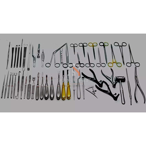 Meilleur prix pour un kit chirurgical de rhinoplastie en acier, 50 pièces, outils de septoplastie, certifié CE ISO13485, SurgiRight - Product Image 1