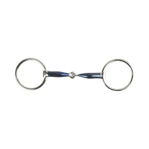 Bridon Western à anneau lâche, simple articulation, en acier inoxydable, épaisseur 16 mm, anneau 65 mm, durable, réutilisable, coupe-ongles pour chevaux - Product Image 2