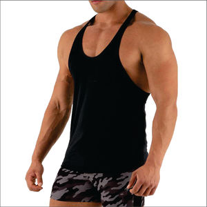 Débardeur tricoté décontracté de qualité supérieure pour hommes, respirant, col rond, idéal pour la gym, vente en gros - Product Image 3