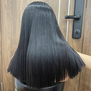 Peluca de cabello humano más vendida con cierre de encaje central, lisa, natural, para mujer, estilo suave, cabello virgen, color de proveedor. - Product Image 3