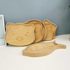 Bandeja de Servir de Madera de Acacia Hecha a Mano de Calidad de Exportación, Bandeja para Té, Café y Desayuno - Product Image 1