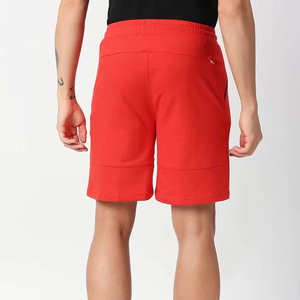 Pantalones Cortos Deportivos para Hombre, Color Rojo, Cintura Elástica, Sólidos, Casuales, para Gimnasio, Entrenamiento, Running, Transpirables - Product Image 4
