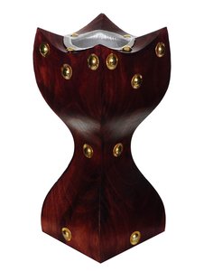 Luxury Handmade <b>Eco</b>-friendly Wooden Bakhoor Burner Arabic Mabkhara Oud Incense Brass <b>Dot</b> Design Islamic Religious Home Decor - Product Image 1