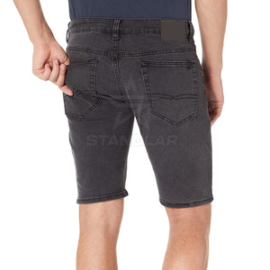 Shorts en jean sur mesure, légers et respirants, pour hommes adultes, de haute qualité, en promotion. - Product Image 2