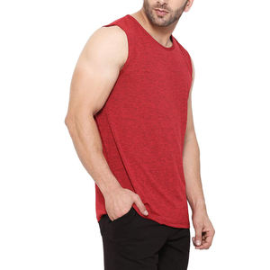 <b>Mens</b> Quick Dry Breathable Stringer Gym <b>Singlet</b> Compression Fitness Tank Top Sleeveless Cotton Workout Bodybuilding Sports Wear O - Product Image 3