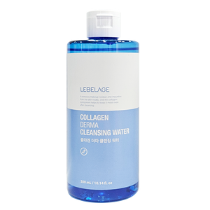 Eau démaquillante pour le visage au collagène, nettoyage en profondeur, hydratante, raffermissante, apaisante, étiquette privée OEM ODM 300ml - Product Image 1